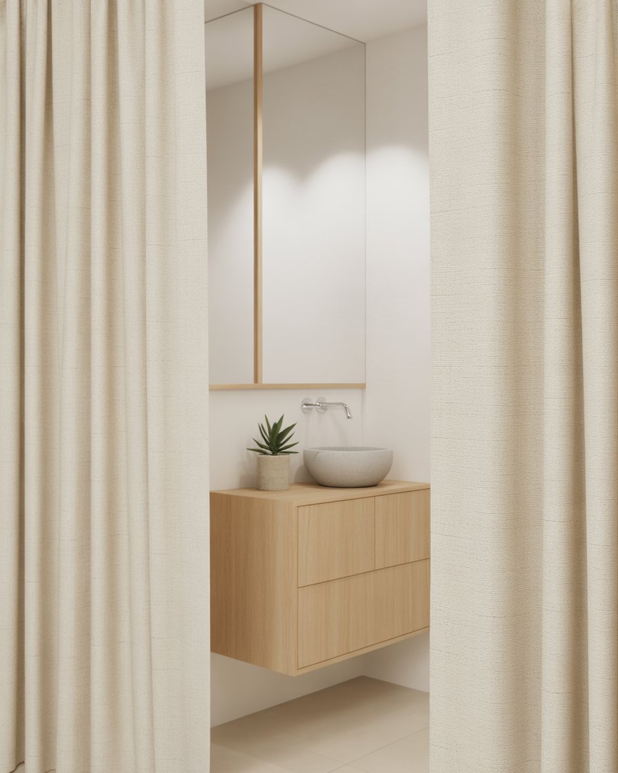 Curated visual reference: Fresh Look at 42 Small Bathroom Design Ideas For Stylish Space Saving And