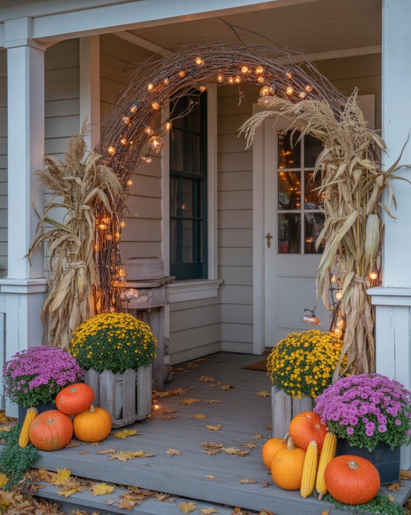 46 Fall Outdoor Decor Ideas for Your Front Porch & Yard - Cozy, Rustic ...