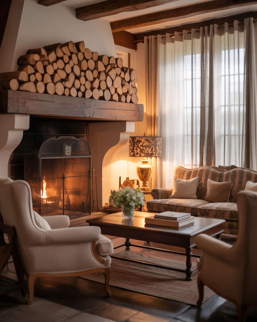 45 French Country Living Room Ideas for Cozy, Elegant Spaces with Decor ...
