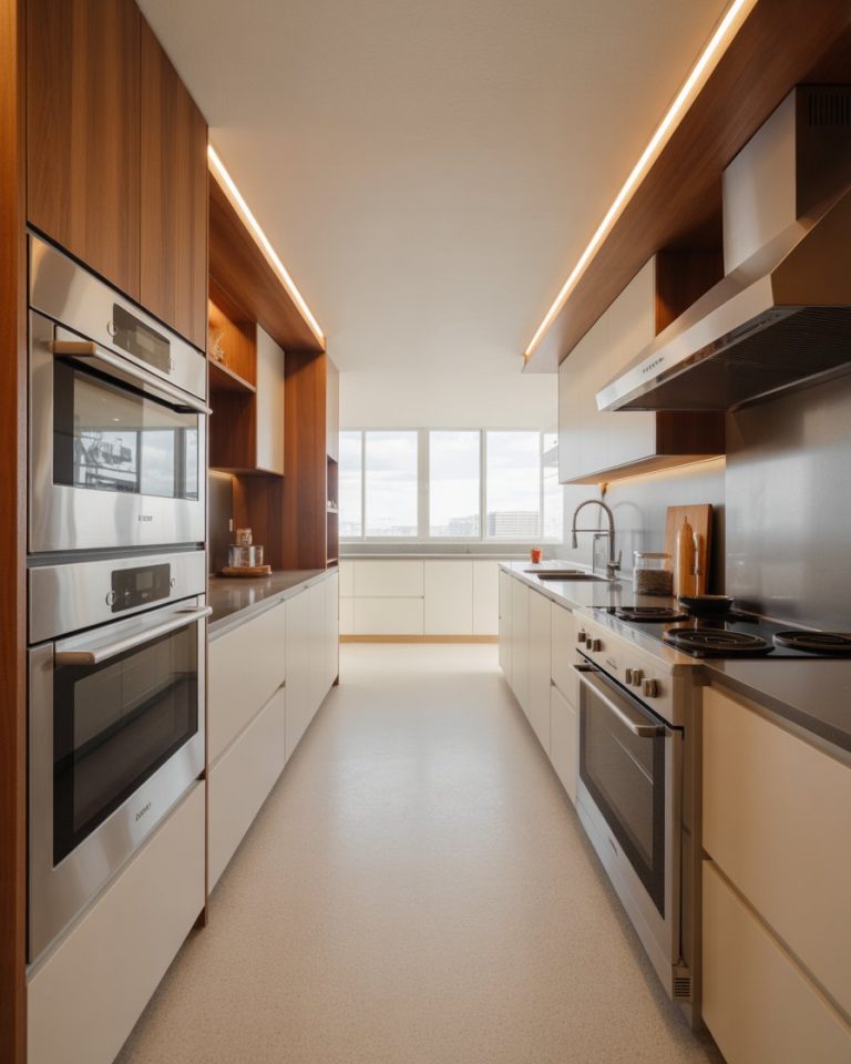 Galley Kitchen 2026: 47 Modern Ideas for Layout, Remodel, Lighting ...