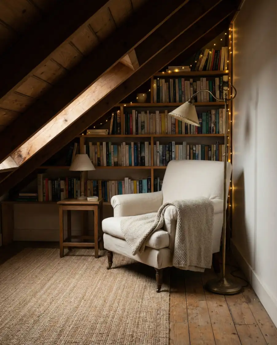 Aesthetic Cozy Reading Attic 2