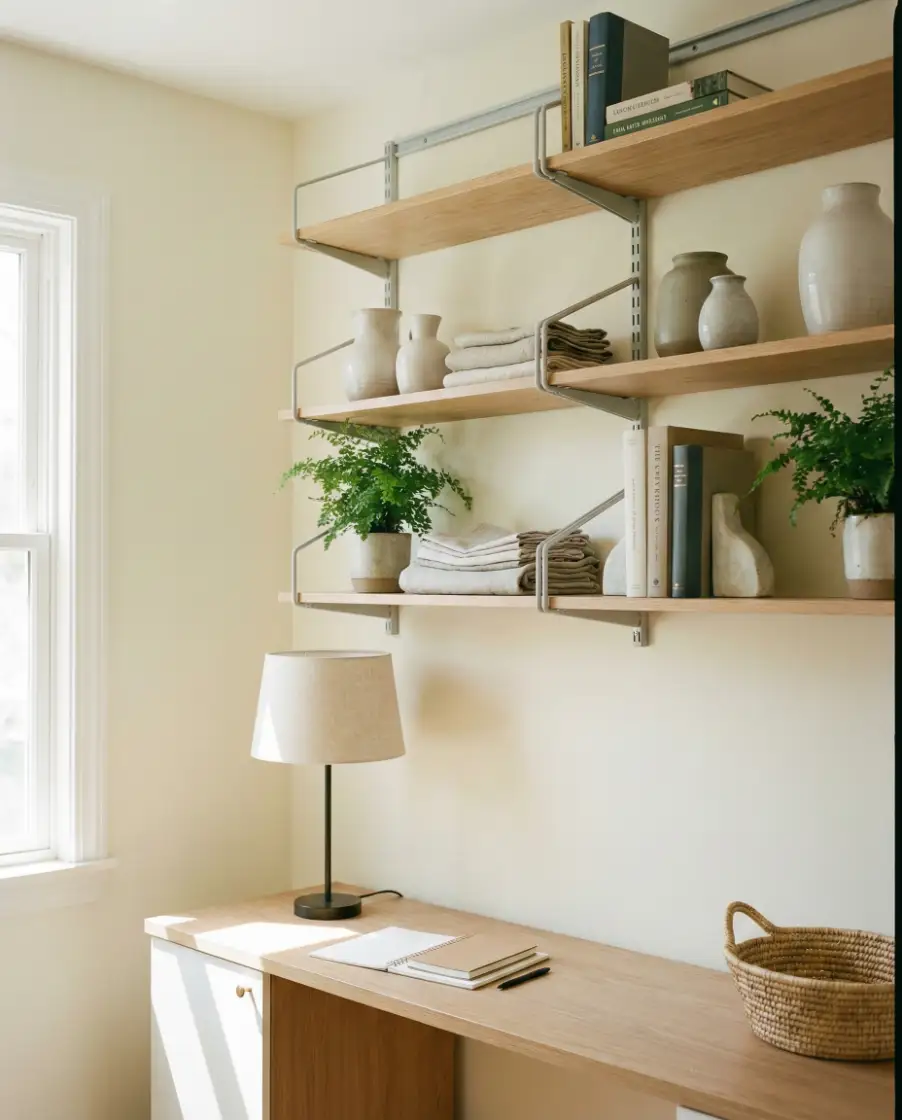 Aesthetic DIY Desk Shelving 2
