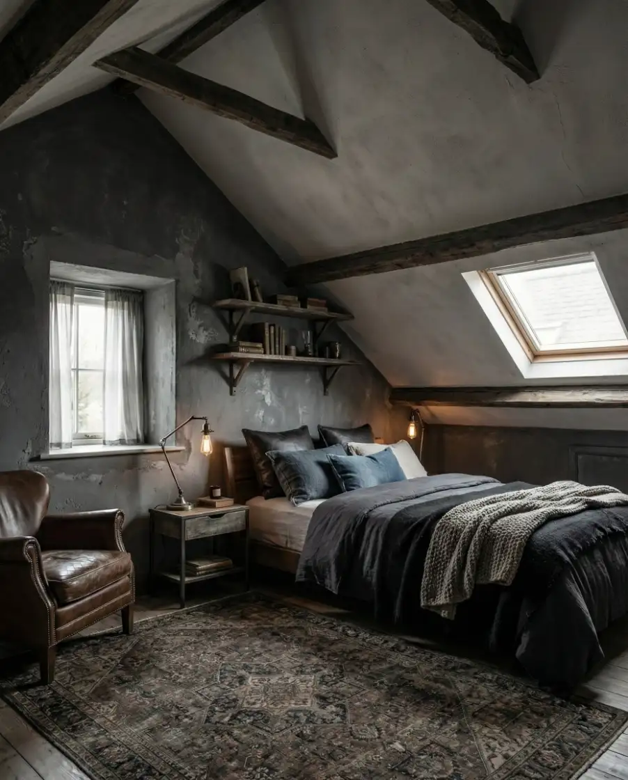 Aesthetic Grunge Loft-Style Attic 1