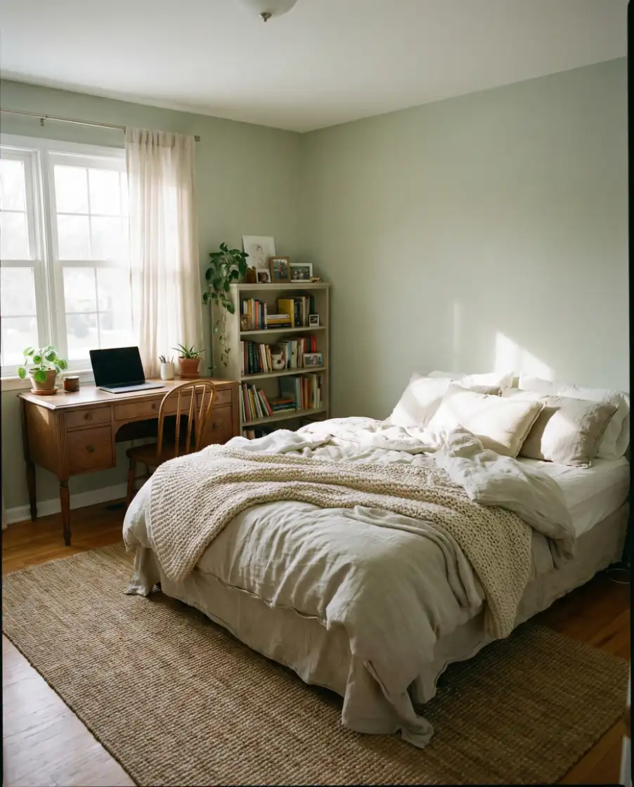 Aesthetic Teen Bedroom with Soft Colors 1