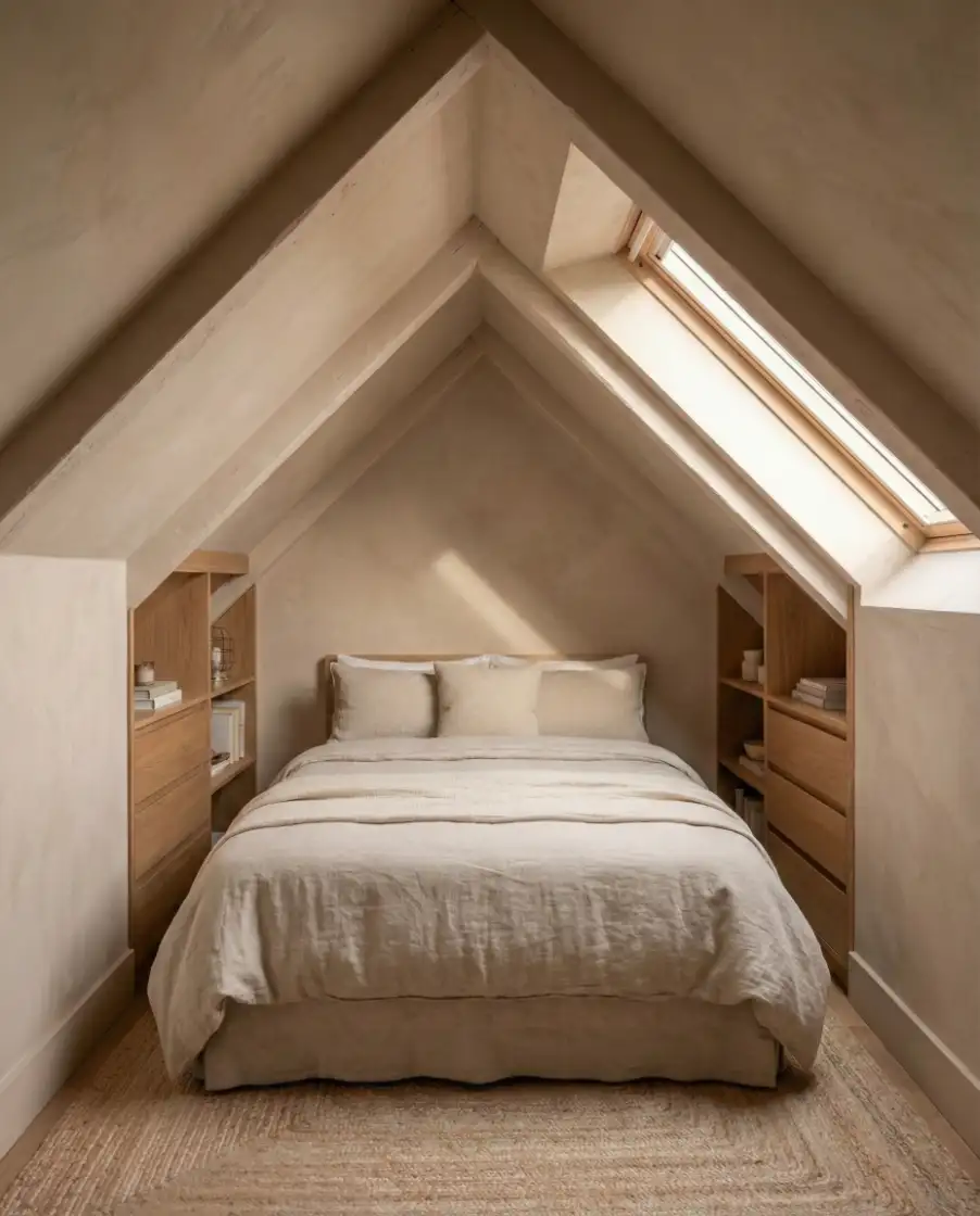 Angled Ceilings Accent Wall Focus 1