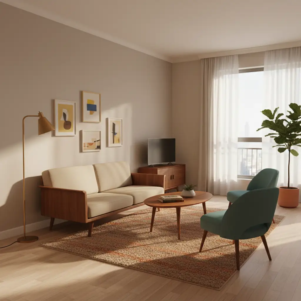 Apartments That Embrace Mid Century Charm 1