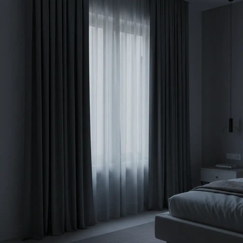 Blue Blackout Curtains for Better Sleep 2