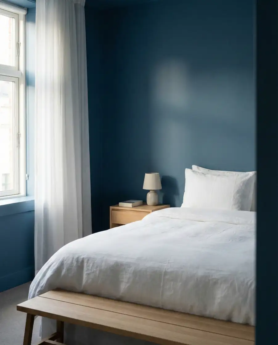 Blue and White Guest Bedroom 2