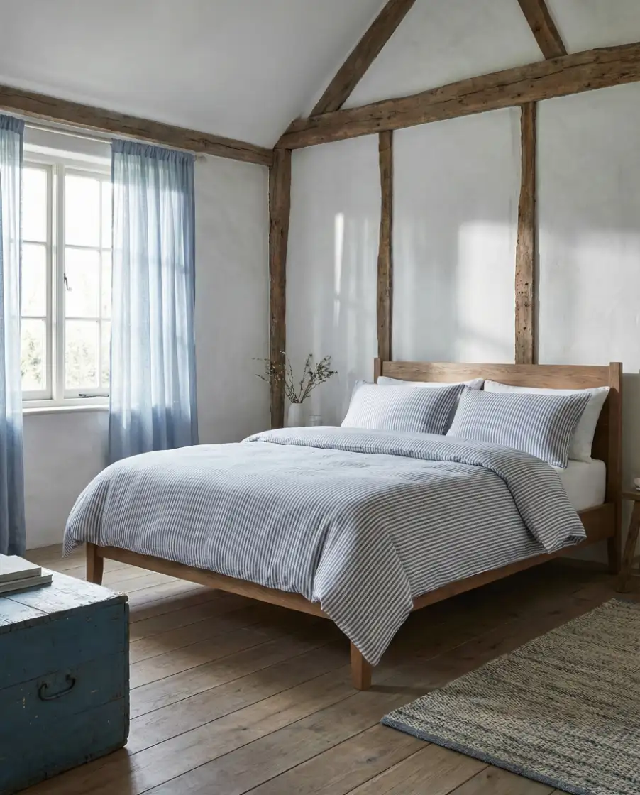 Blue and White Rustic Balance 2