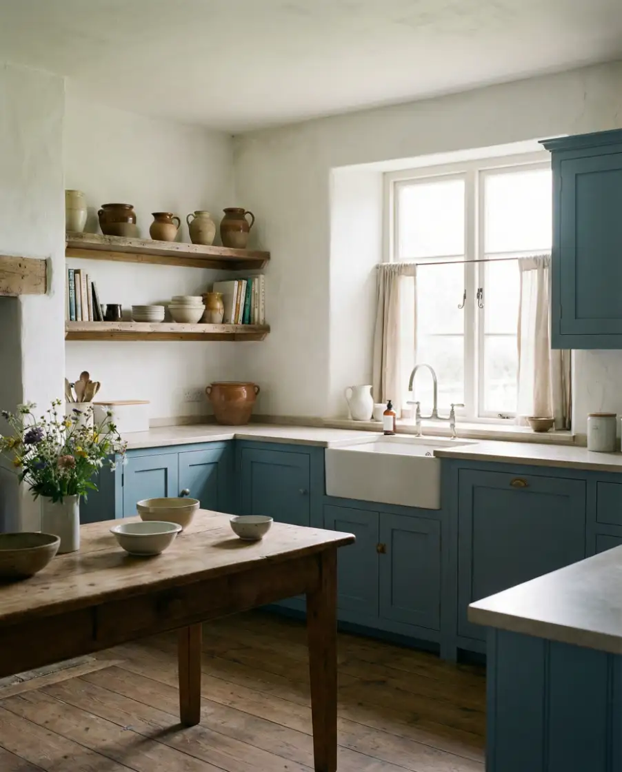 Blue and Wood Farmhouse Mix 2