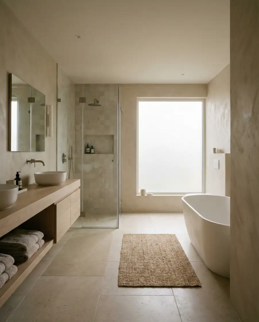 Calm Neutral Master Bathrooms 2