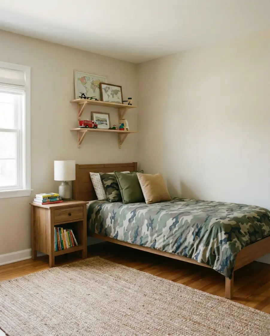 Camo-Themed Adventure Room 1