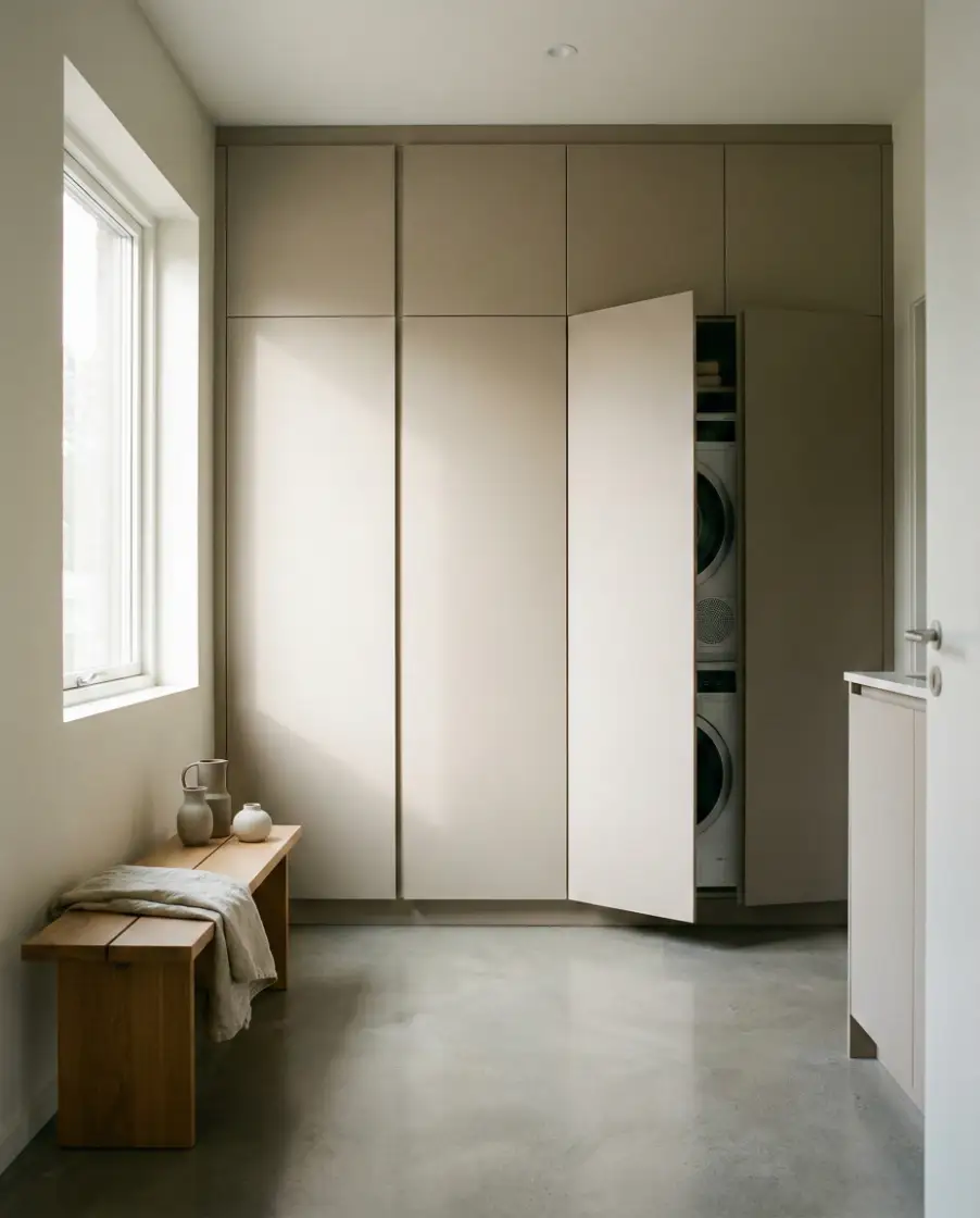 Closed Cabinets for Visual Calm 1