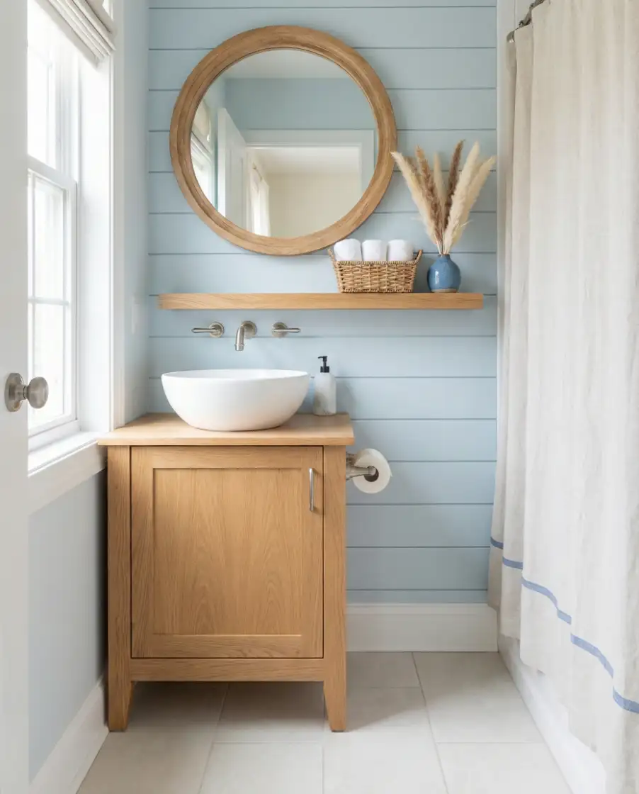 Coastal-Inspired Half Bathroom 2