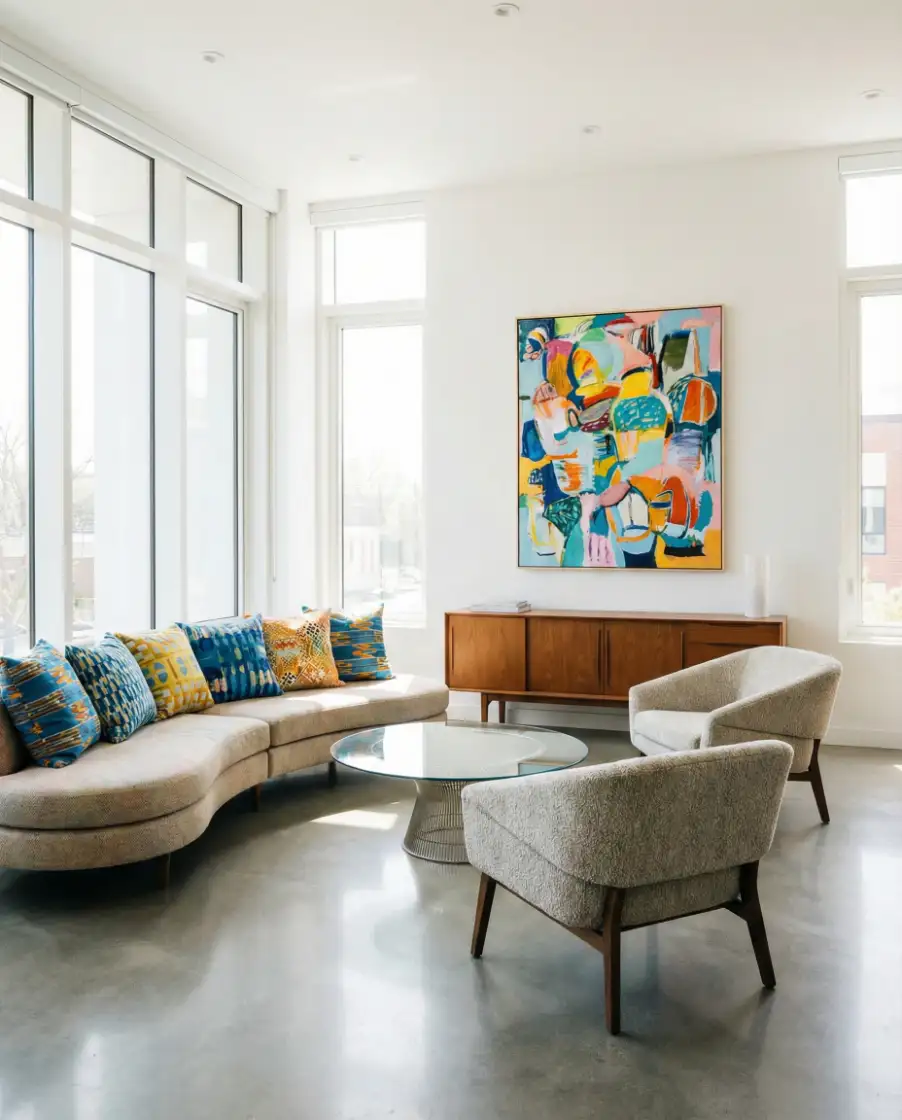 Colorful Accents in Contemporary Spaces 1