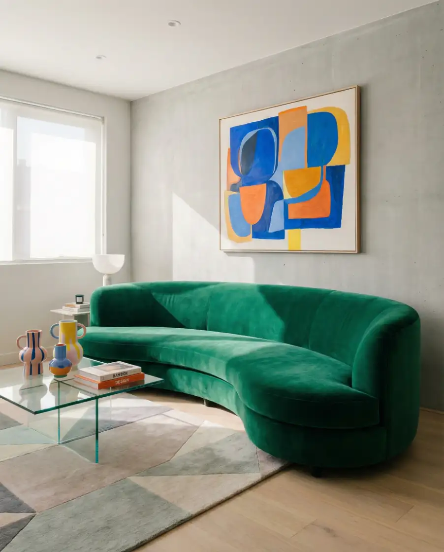 Colorful Accents in Contemporary Spaces 2