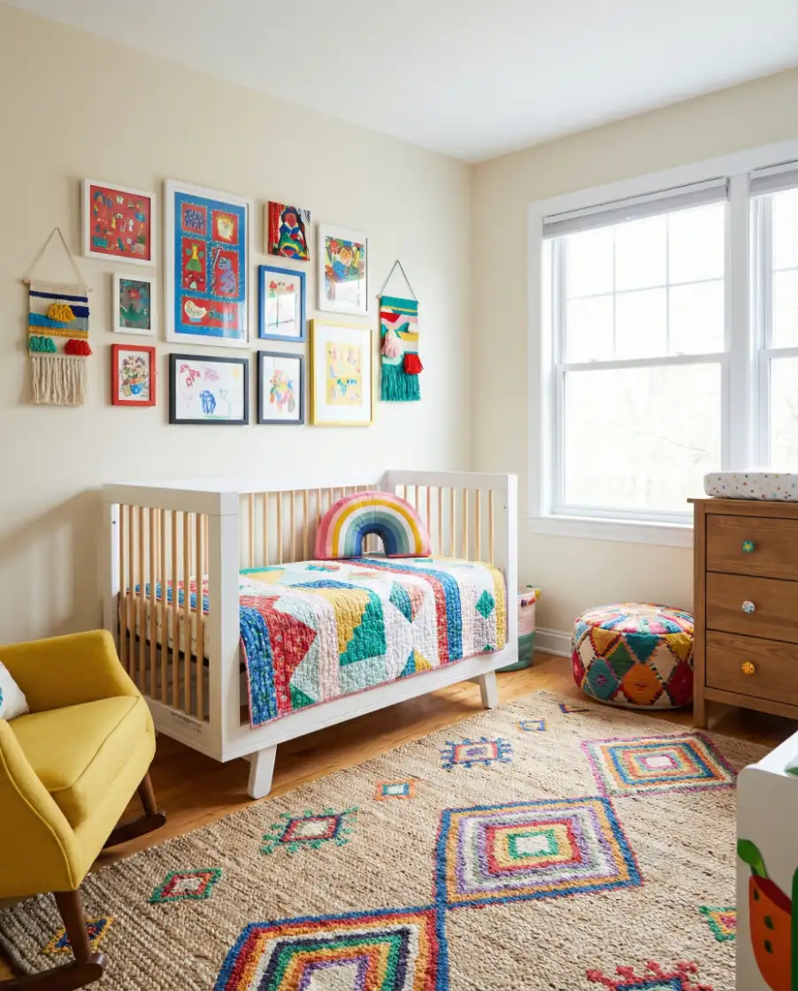 Colorful Nursery with Artistic Flair 2