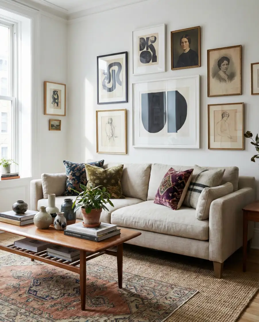 Contemporary Living Room Mood Board Style 1