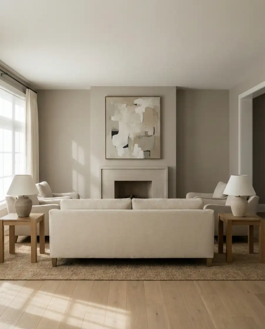 Contemporary Living Room with Classic Influence 1