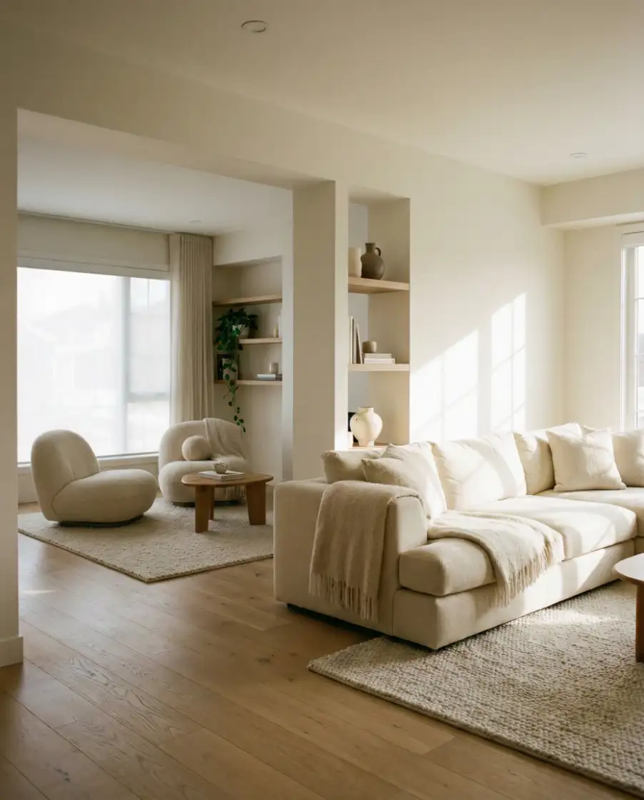 Contemporary Living Room with Interior-First Thinking 1