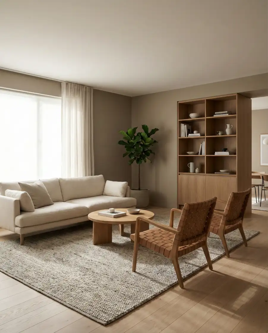 Contemporary Living Room with Interior-First Thinking 2