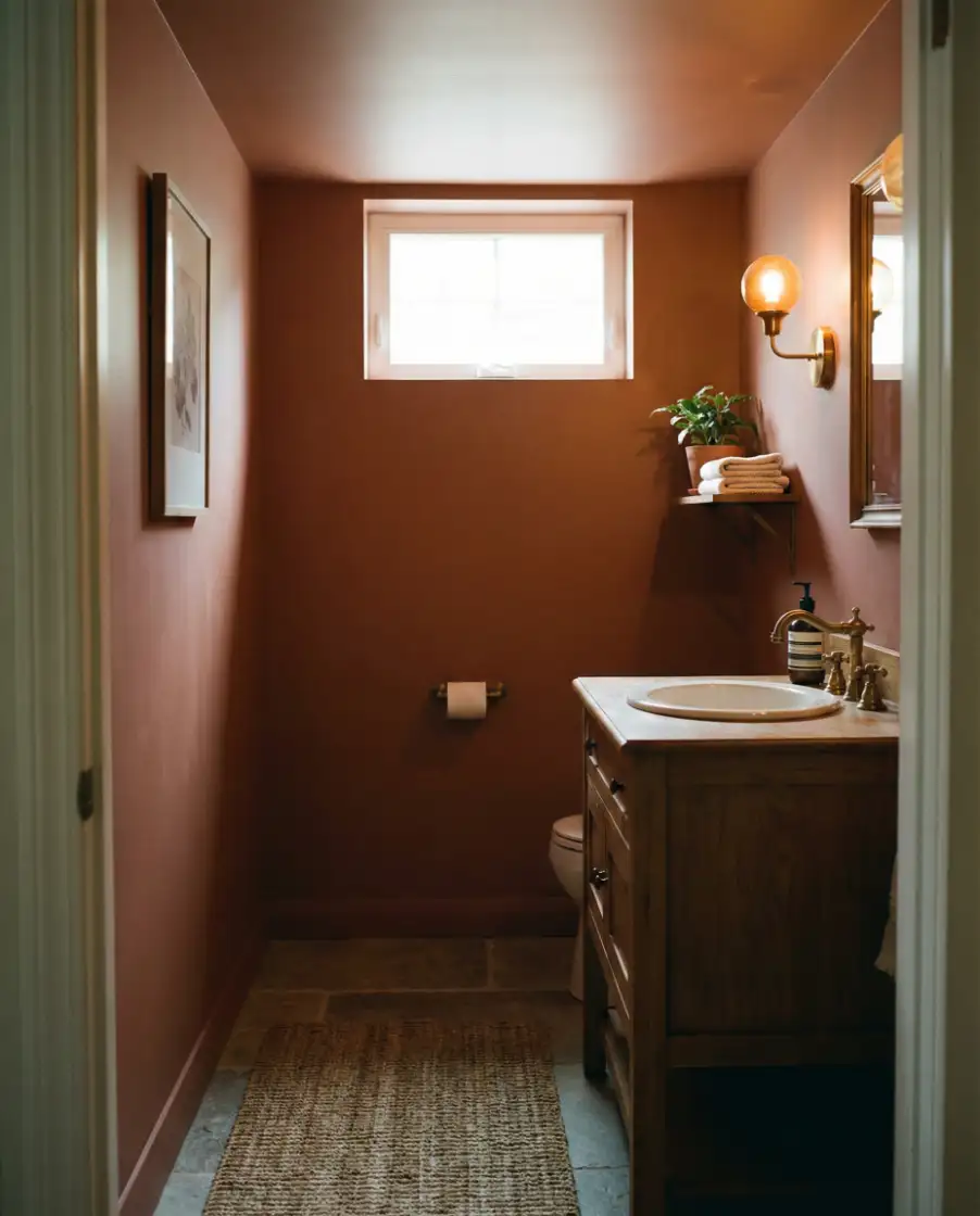 Cozy Basement Powder Room 2