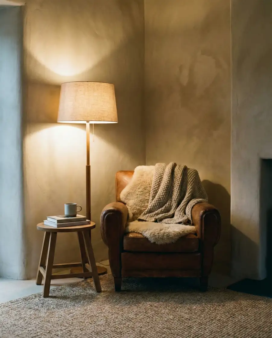 Cozy Corner Lighting with Floor Lamps 1