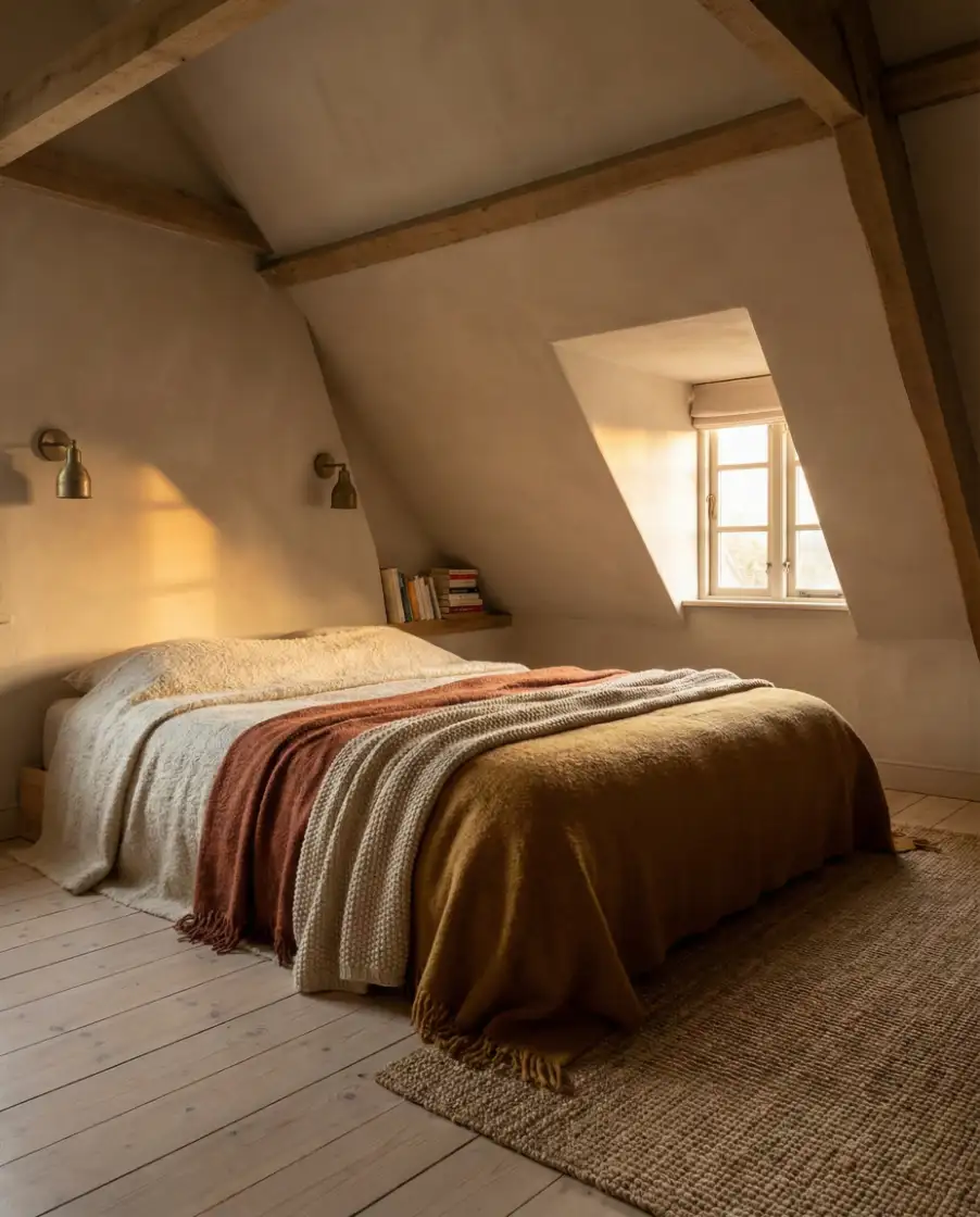 Cozy Low-Ceiling Master Retreat 2