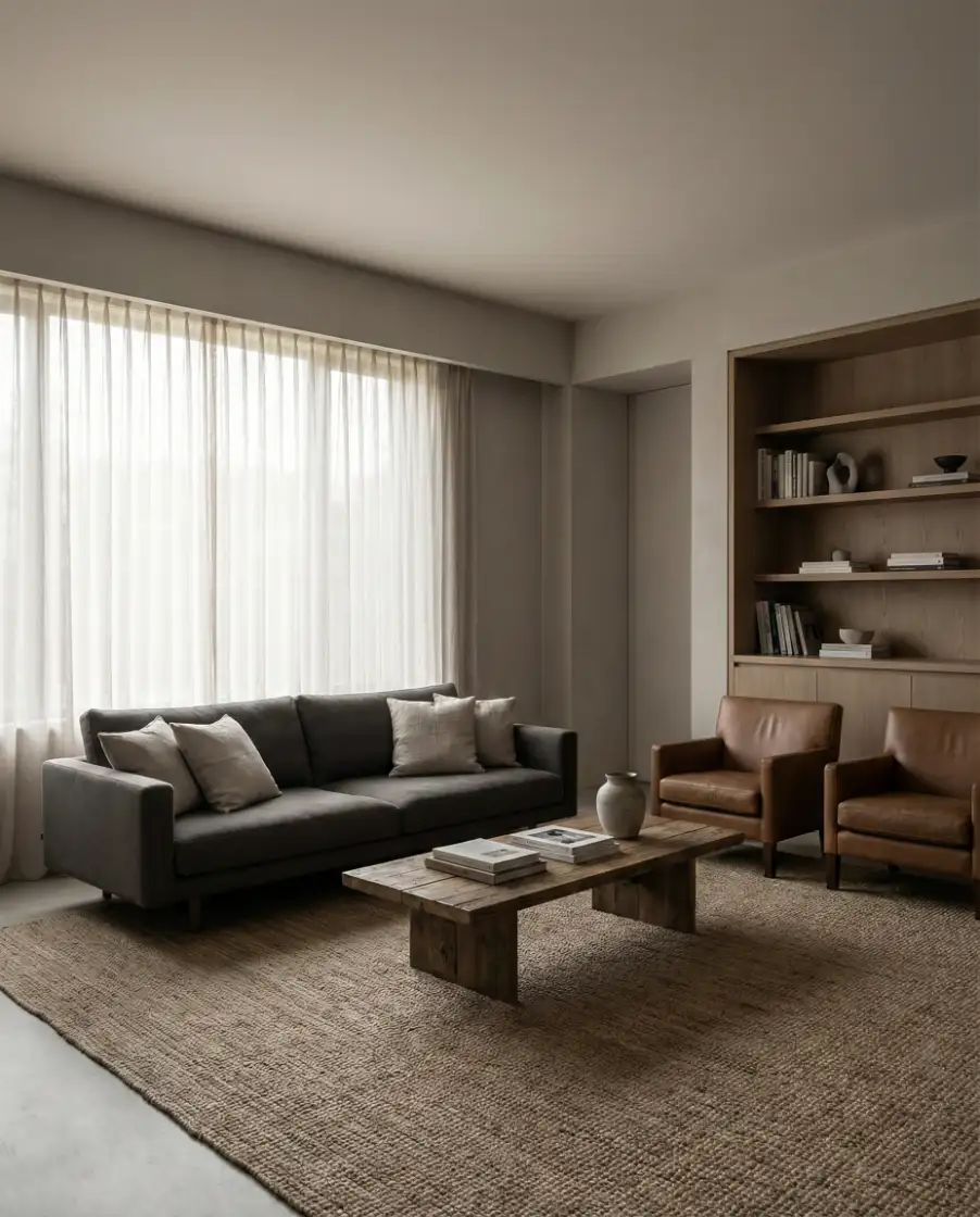 Cozy Neutral Bedroom for Men 2