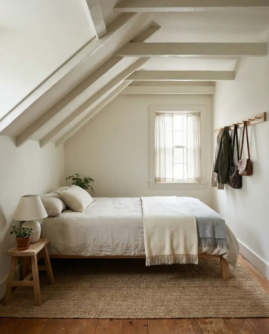 Cute Half-Attic Guest Bedroom 2