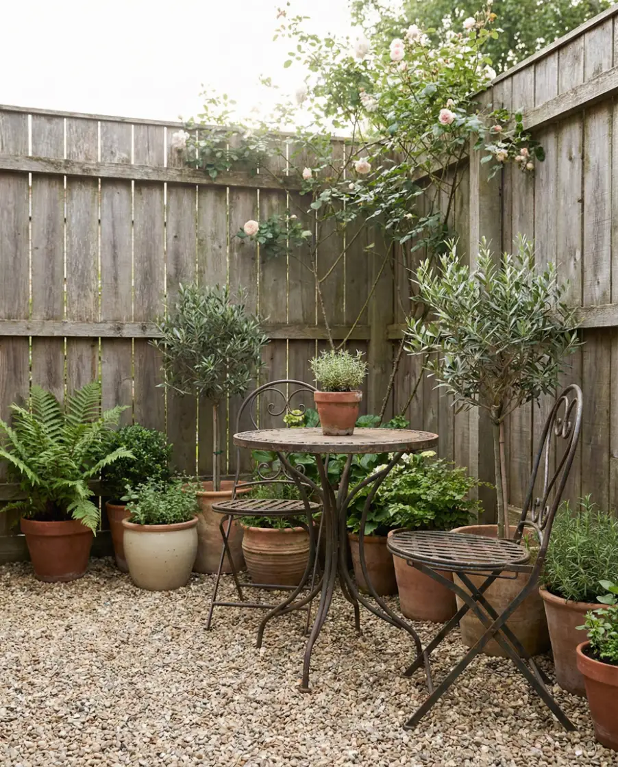 DIY Gravel Courtyard 1