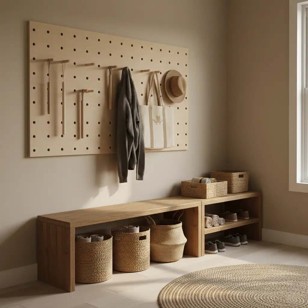 DIY Mudroom Built on a Budget 1