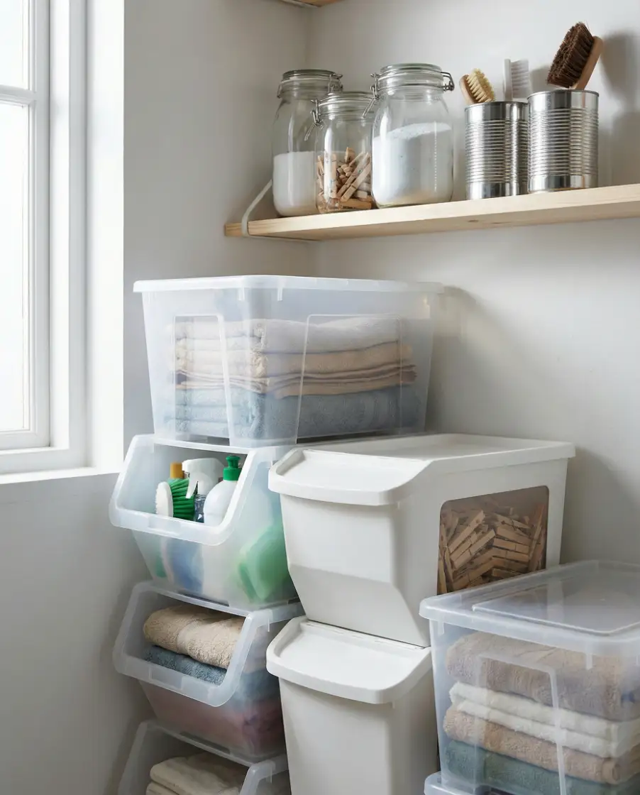 DIY Storage with Dollar Tree Finds 1