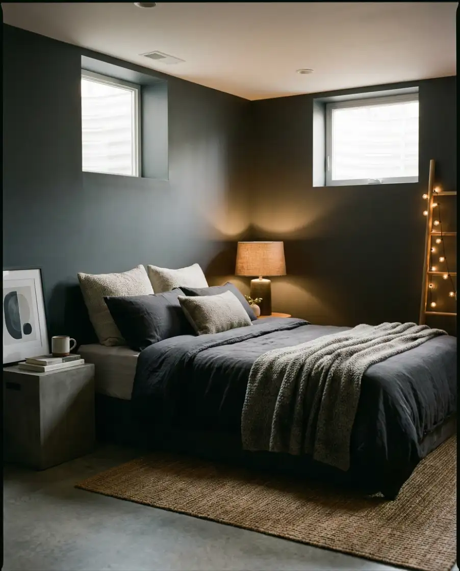 Dark Aesthetic Basement Bedroom Done Right 2