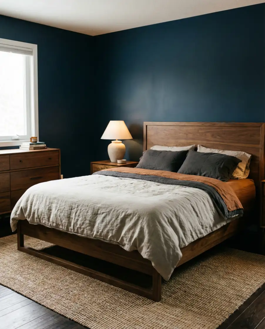 Dark Blue with Warm Accents 1