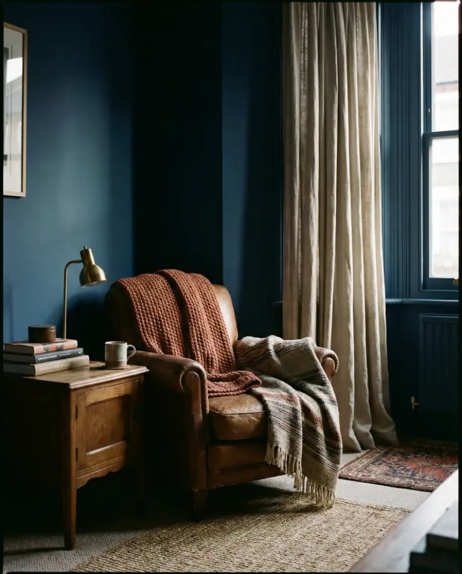 Dark Blue with Warm Accents 2