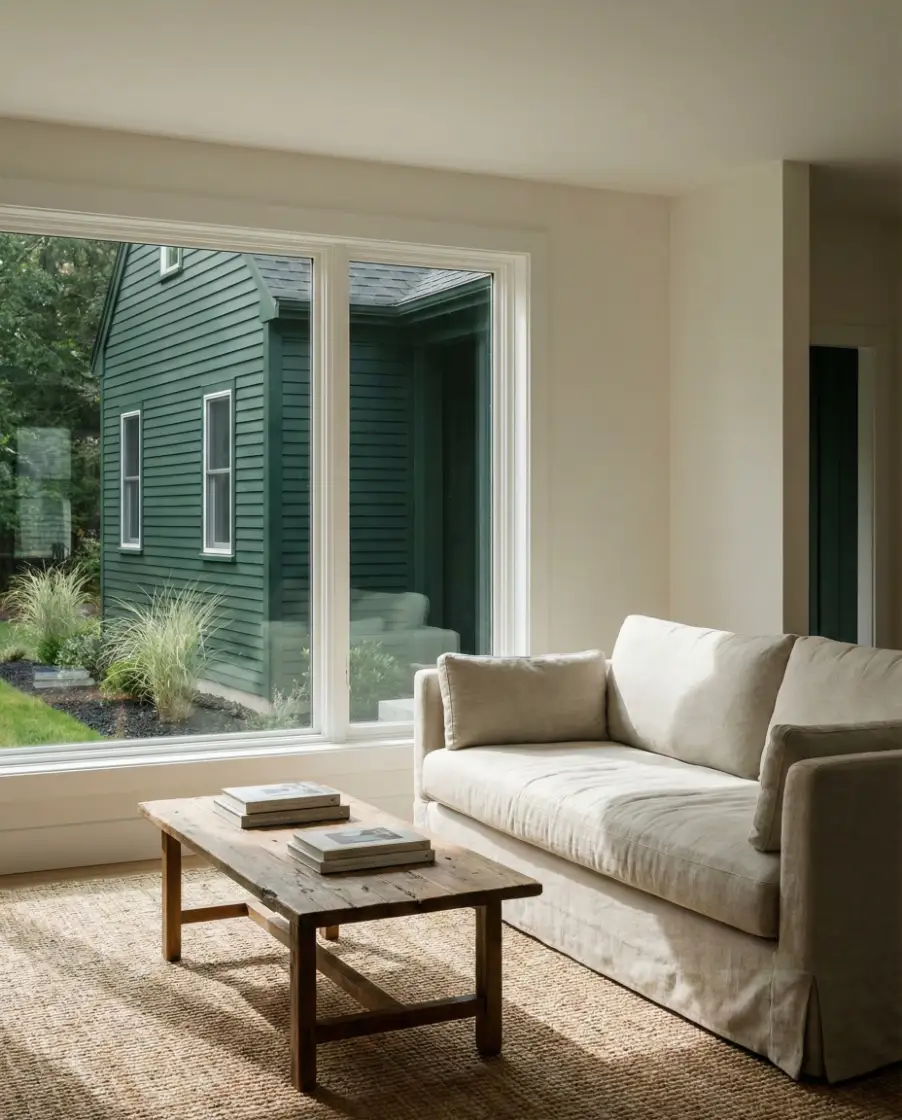 Dark Green Modern Cape Cod 1