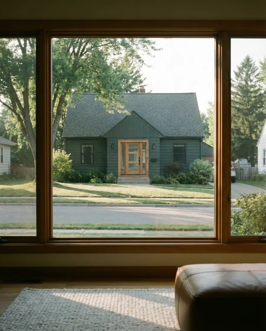 Dark Green Modern Cape Cod 2