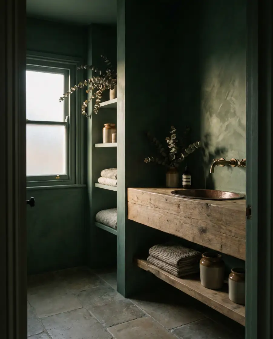 Dark Green Moody Retreat 1