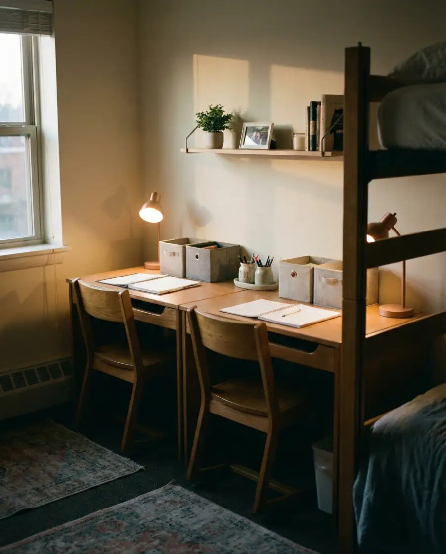 Dorm and Hostel Desk Setups That Feel Grown-Up 2