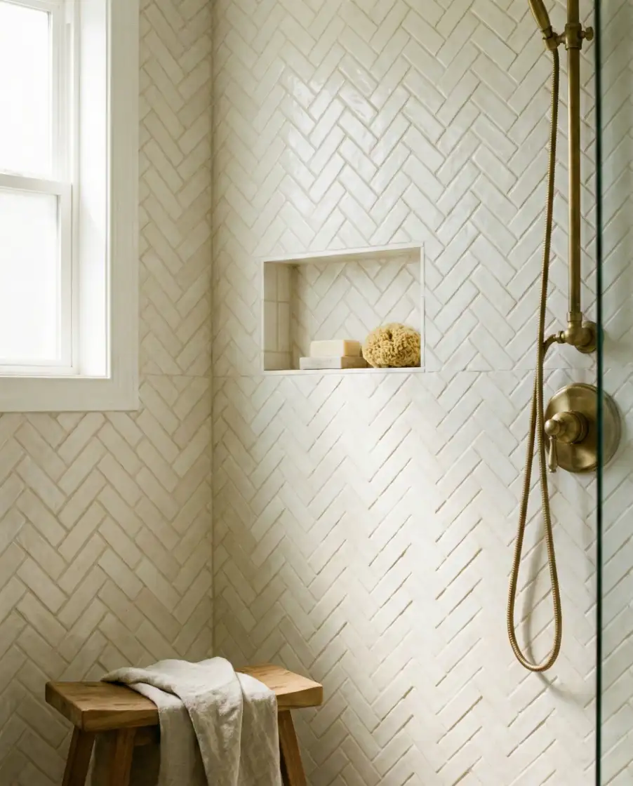 Farmhouse Bathrooms with Refined Tilework 1