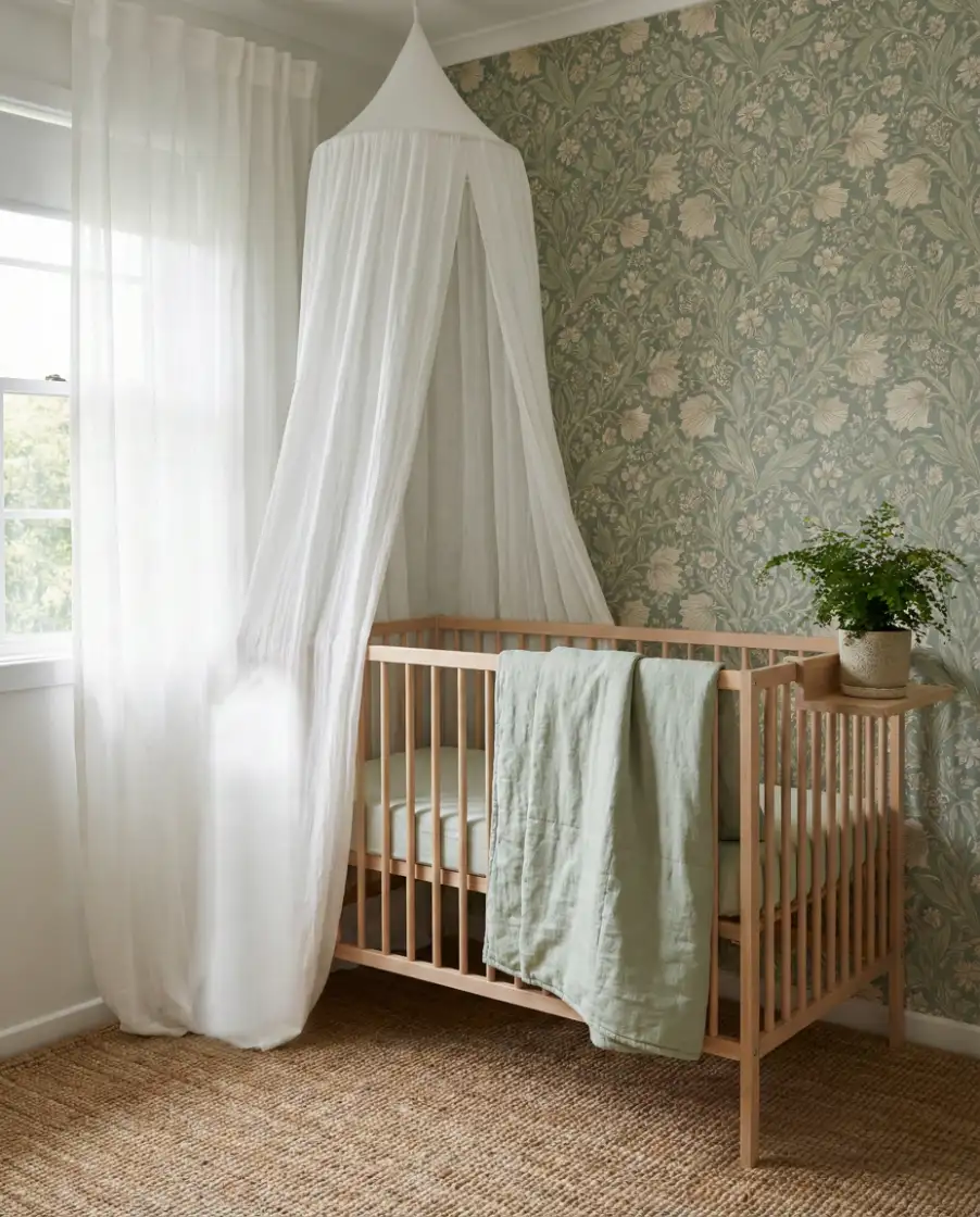 Floral Green Nursery with Fresh Energy 2