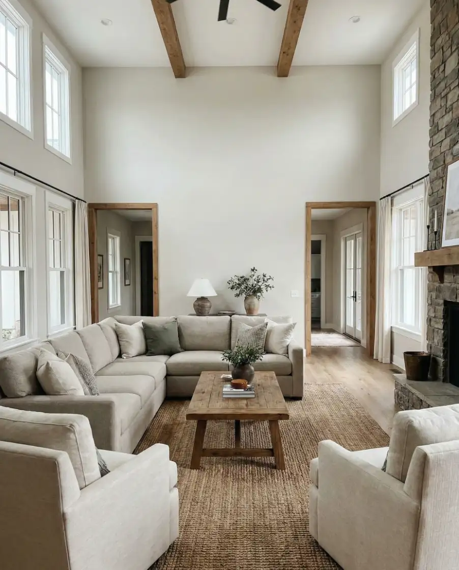 Four Bedroom Barndominium with Central Living Core 1