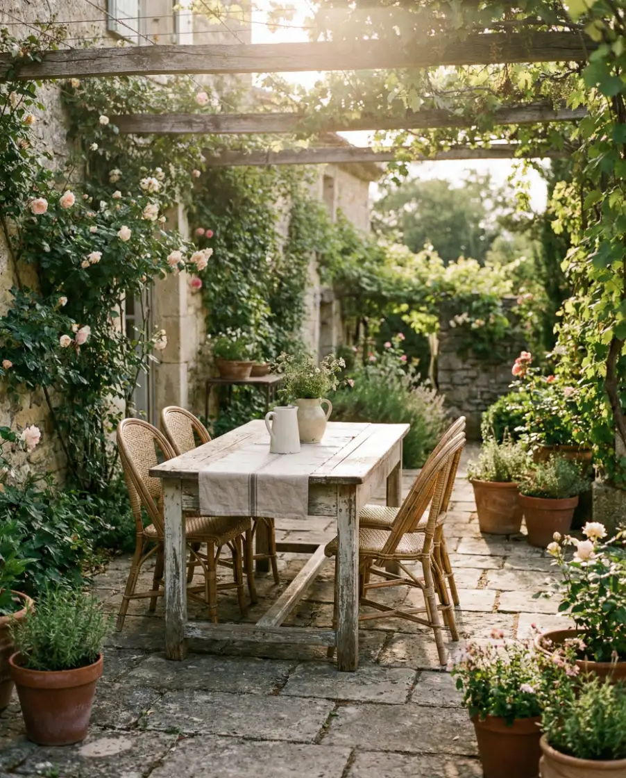 French Country Garden Patio 2