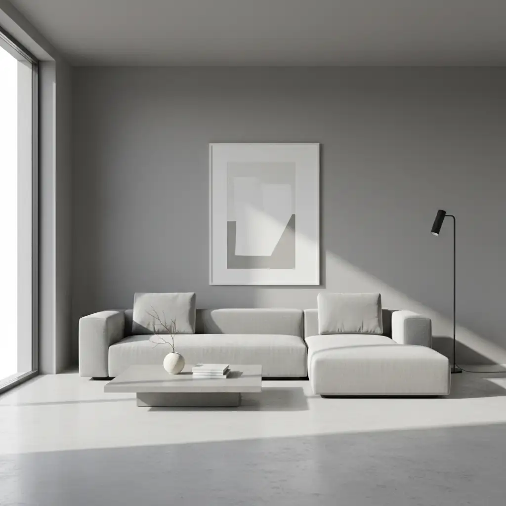 Gray Minimalism with Clean Lines 1