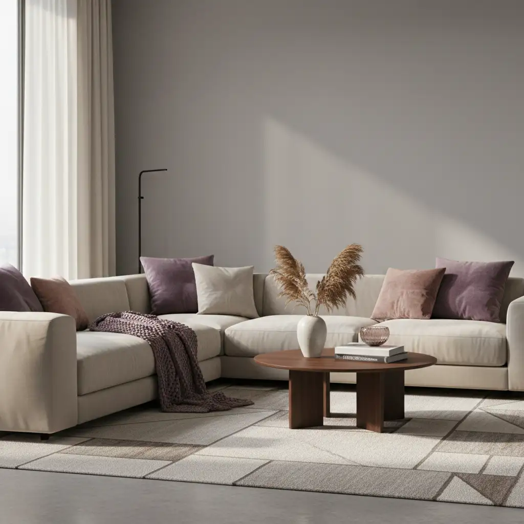 Gray and Purple for a Refined Statement 2