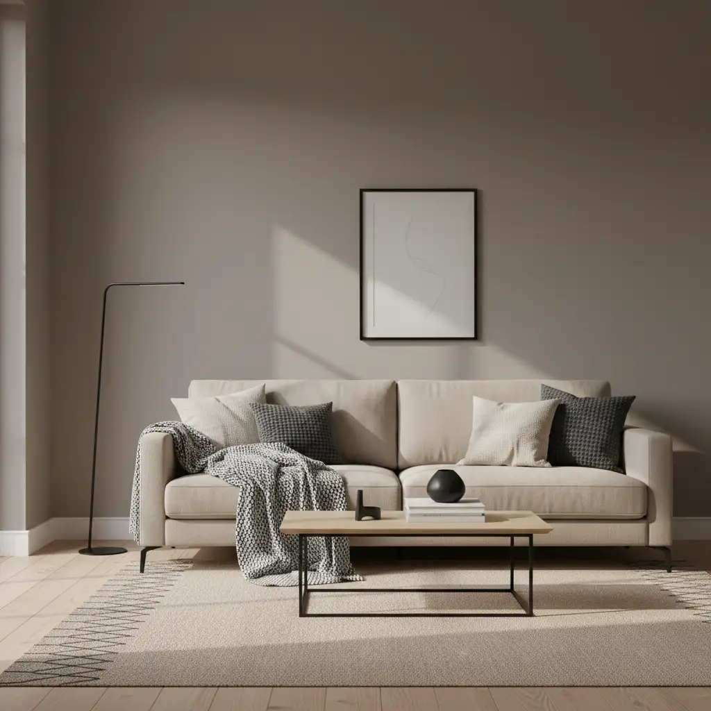 Gray with Black and Beige Layers 2