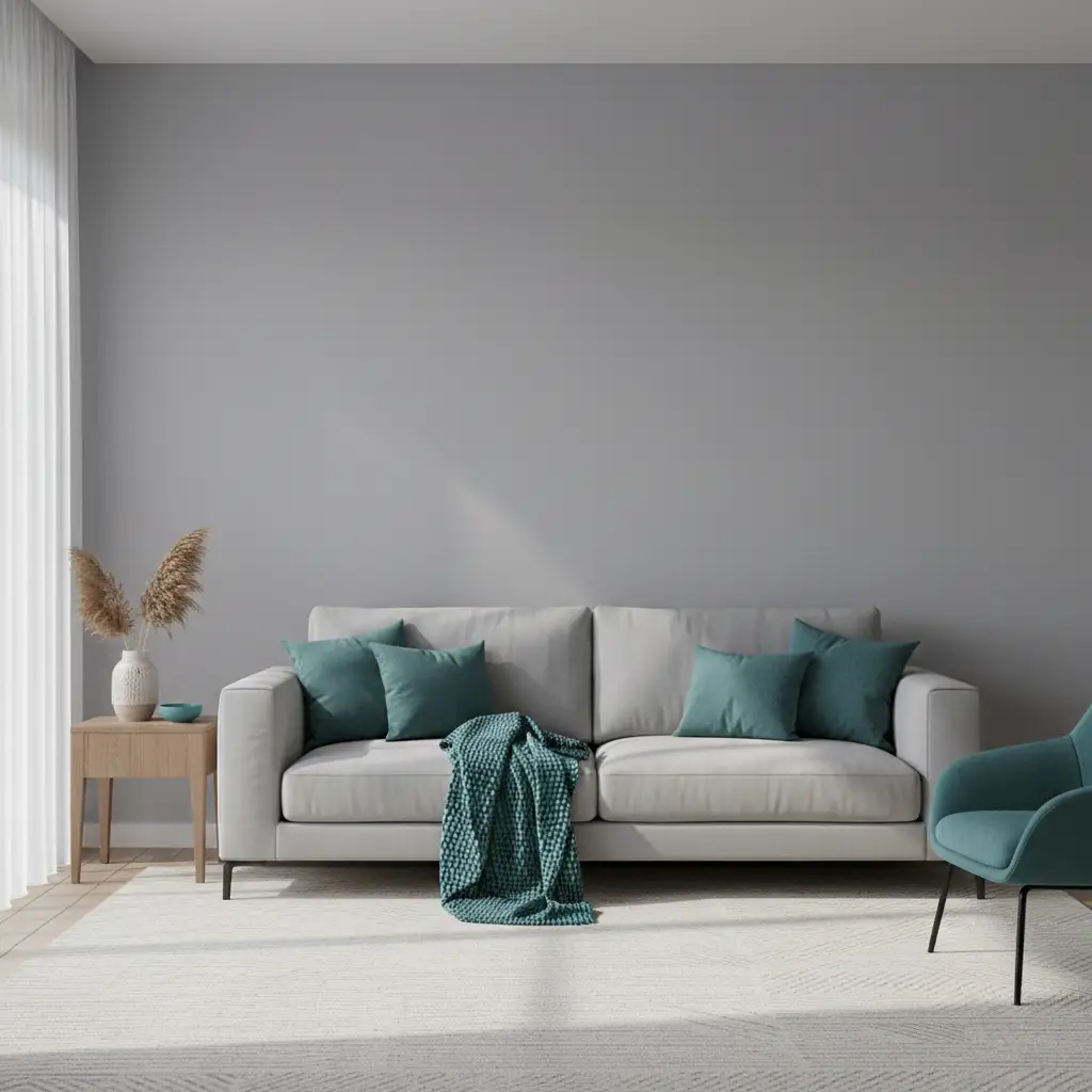 Gray with Blue Green Coastal Tones 2