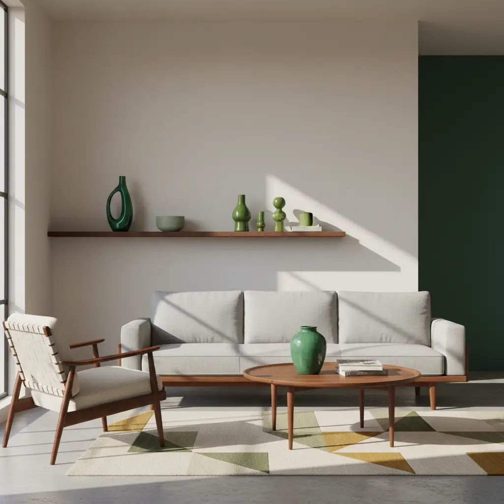 Green Accents That Feel Architectural 2