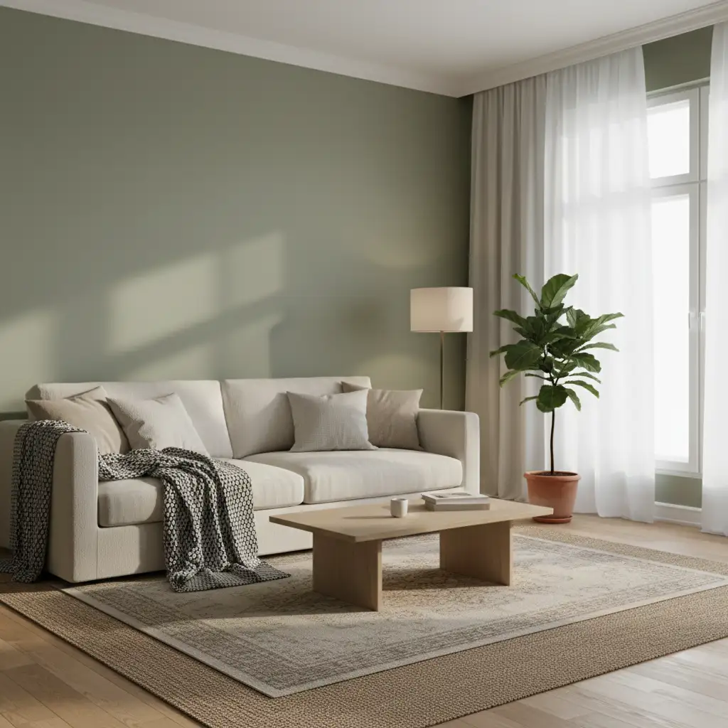 Green Living Rooms That Feel Restorative 2